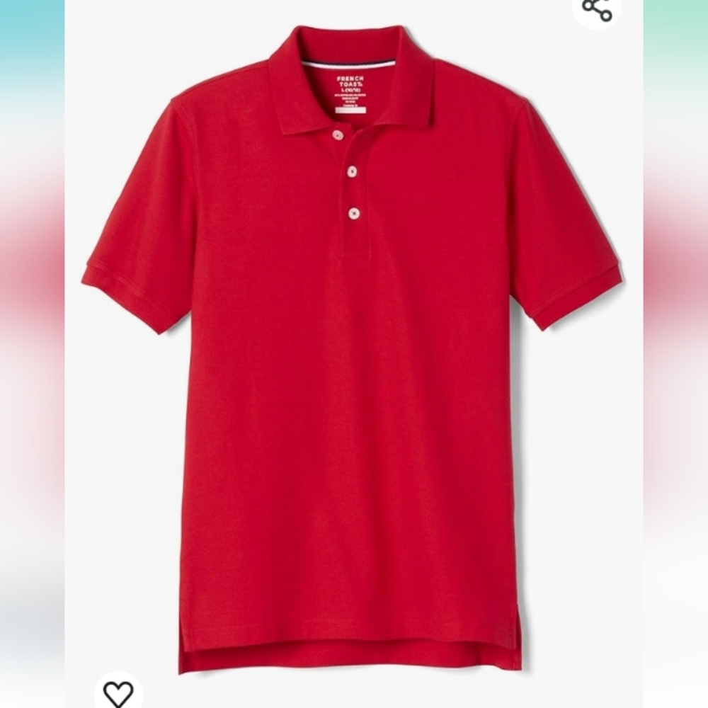 Boys French Toast School Uniform Short Sleeve Pique Polo 2-Pack